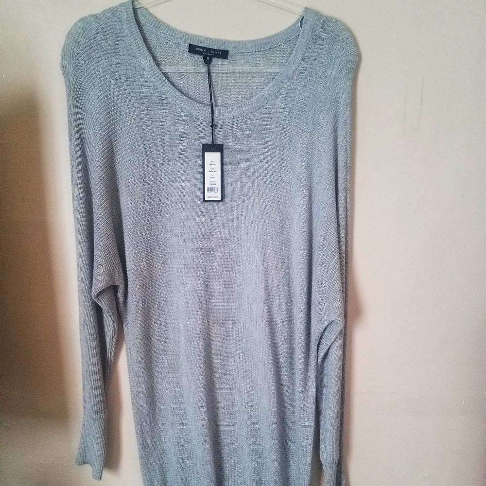 Heather grey sweater dress